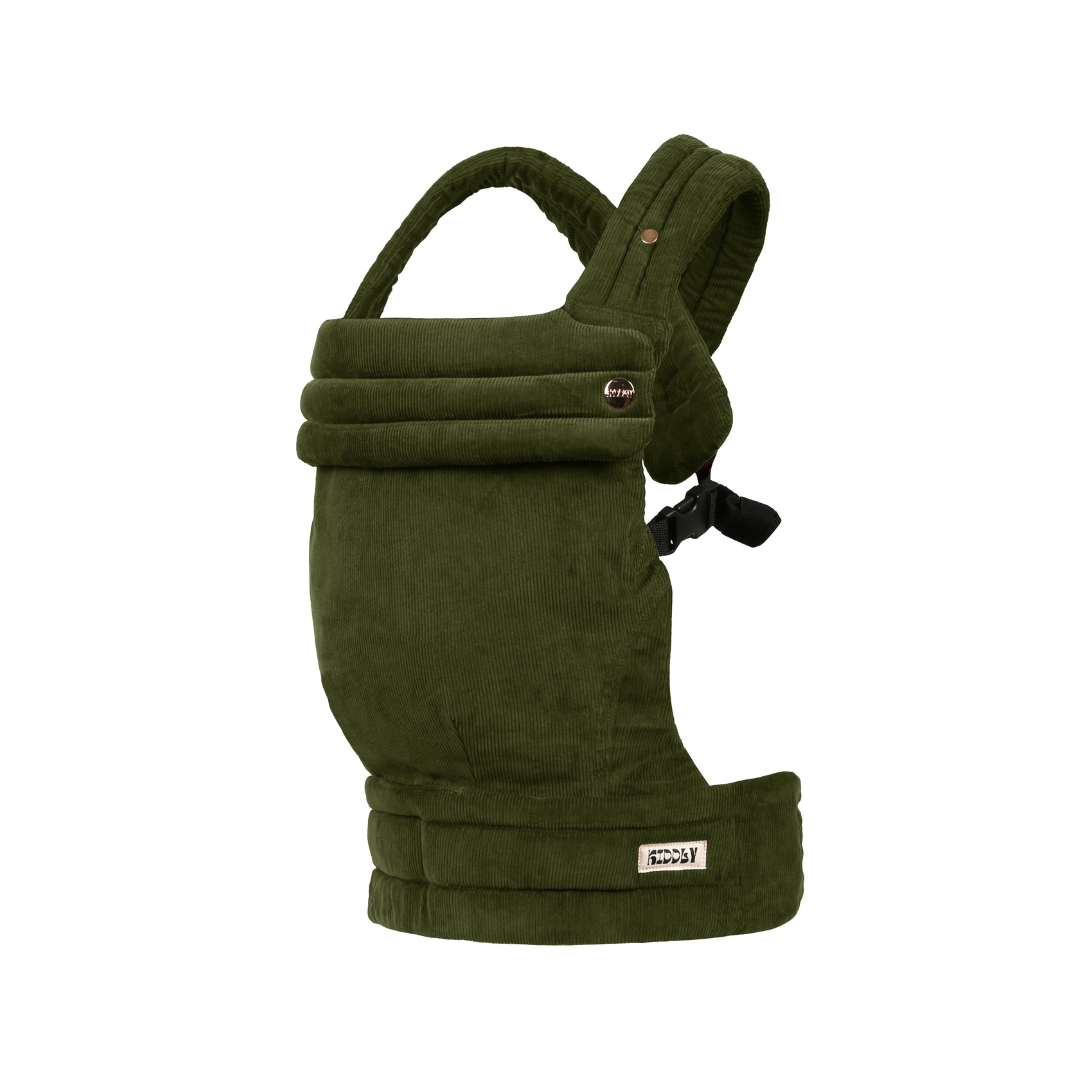 Draagzak baby - Corduroy Olive Green