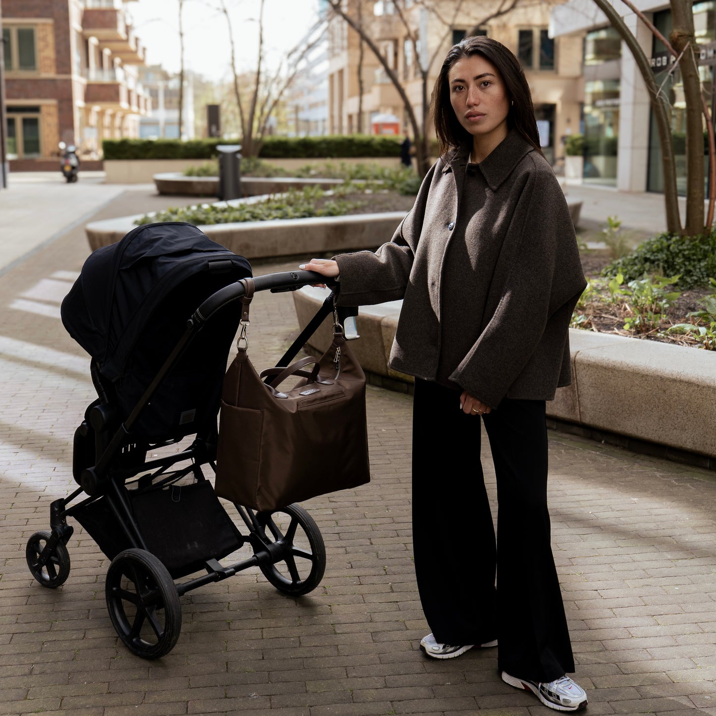 Luiertas - Nylon Brown