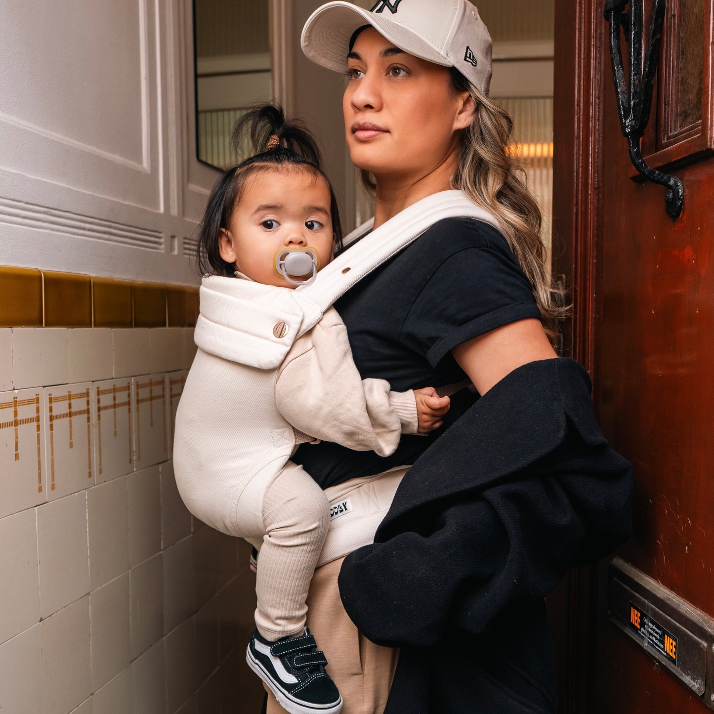 Draagzak baby - Organic Beige