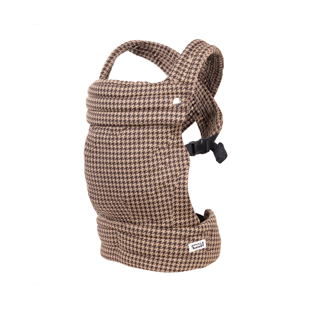 Babytrage - Houndstooth Brown