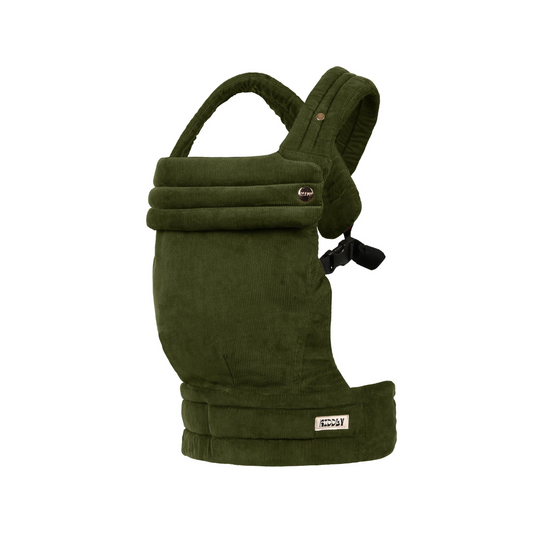 Draagzak baby - Corduroy Olive Green