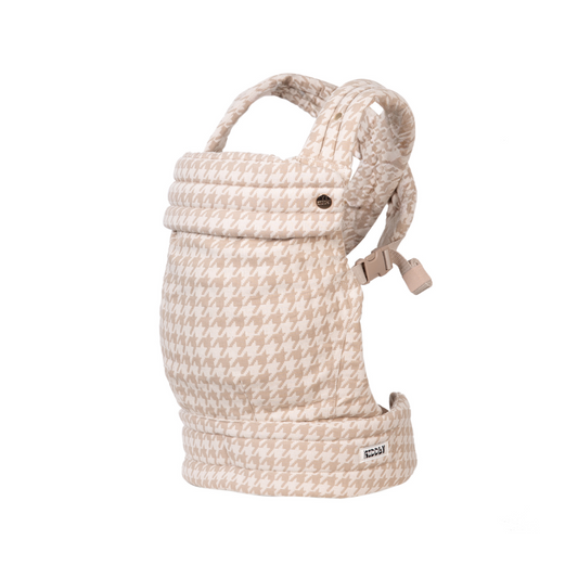 Draagzak baby - Houndstooth Beige